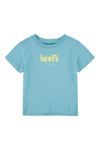 T-shirt - Blauw en geel