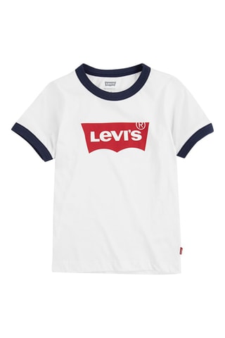 T-shirt - Wit, Rood en Blauw