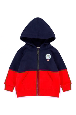 Sweater met Rits - Blauw