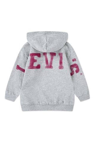 Sweater met Capuchon - Gemêleerd Grijs