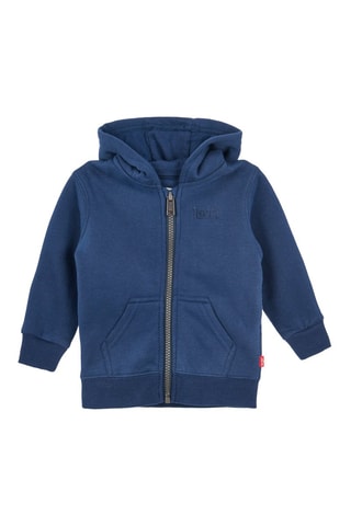 Sweater met Rits - Blauw