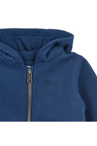 Sweater met Rits - Blauw