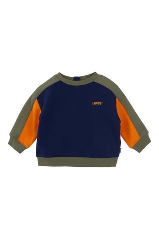 Sweater van Biologisch Katoen - Blauw