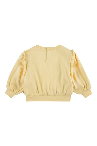 Sweater van Biologisch Katoen - Geel