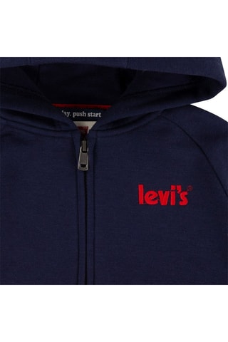 Sweater met Rits - Blauw