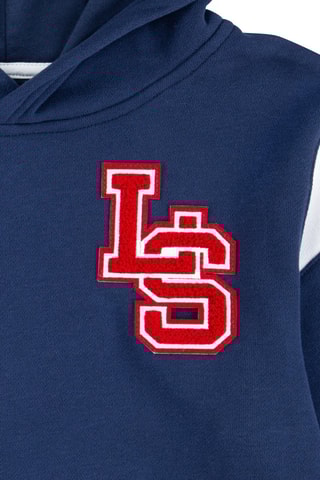 Sweater met Capuchon Prep Sport - Blauw