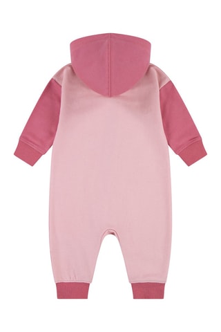 Biologisch Katoenen Jumpsuit met Capuchon - Roze