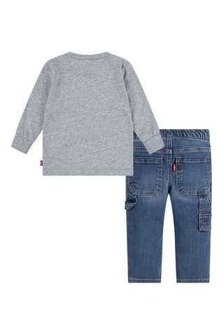 Sweater en Jeans - Blauw en grijs