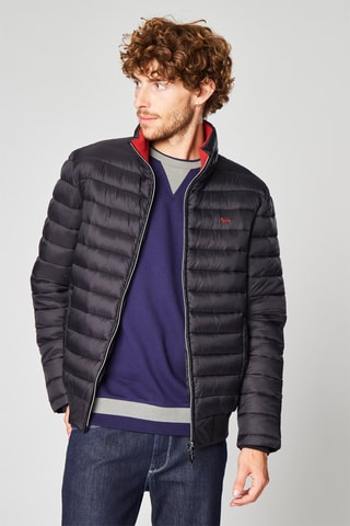 Gewatteerde Jas Zwart