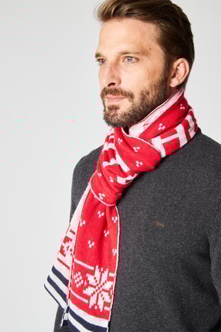 Écharpe em lã e caxemira Vermelho - Harmont & Blaine