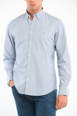 Overhemd - Blauw - Harmont & Blaine Jeans Jeans