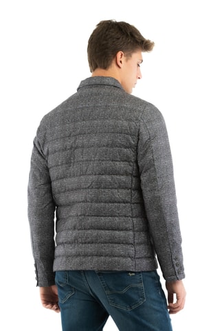 Gewatteerde Jas - Gemêleerd Grijs