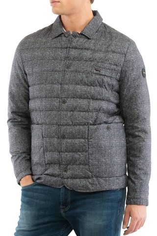 Gewatteerde Jas - Gemêleerd Grijs