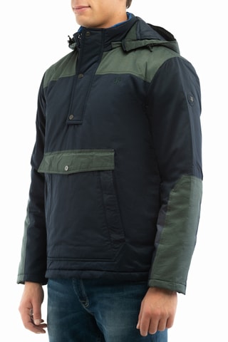 Gewatteerde Jas met Capuchon - Lichtblauw