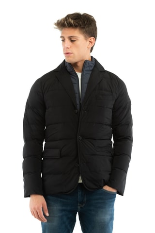 Gewatteerde Jas - Zwart