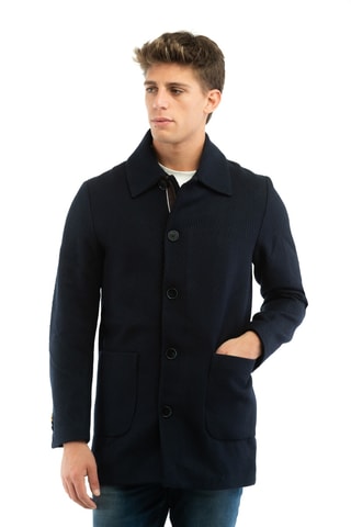 Wollen Jasje - Marineblauw