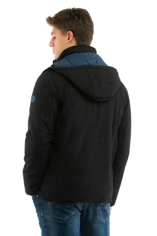 Wollen Jasje met Capuchon - Zwart