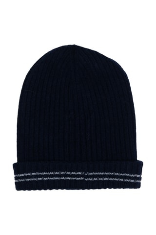 Gorro em lã - Azul-noite