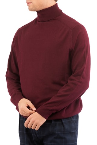 Camisola de lã - Bordô