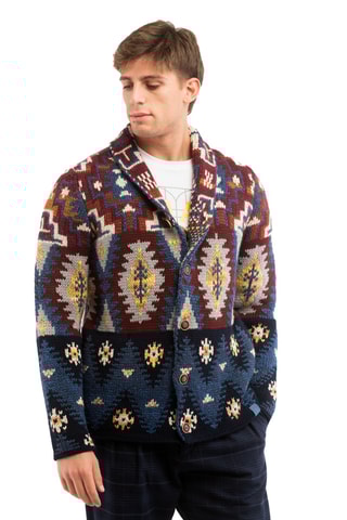 Casaco em lã - Azul-marinho