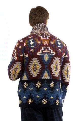 Casaco em lã - Azul-marinho