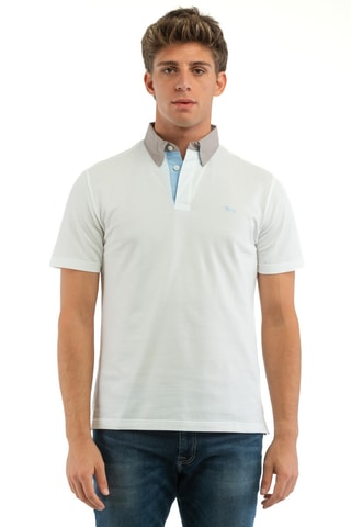 Polo - Branco e cinzento