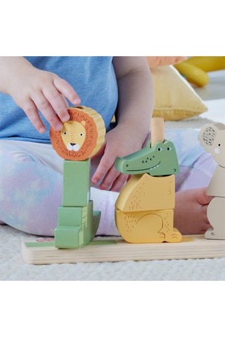 Animais de madeira para empilhar e ordenar da Fisher-Price - 10 peças - A partir dos 12 meses
