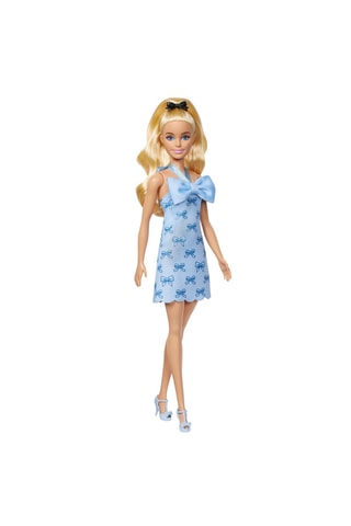 Boneca Fashionistas com vestido com laço Barbie - A partir dos 36 meses