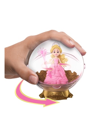 Coffret Glinda com Bolha, Veículo e boneca pequena Glinda Wicked - A partir dos 48 meses