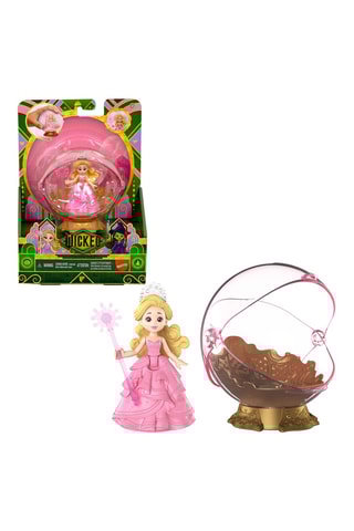 Coffret Glinda com Bolha, Veículo e boneca pequena Glinda Wicked - A partir dos 48 meses