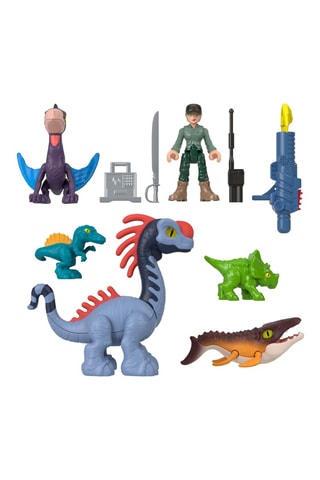 Coffret Imaginext Jurassic World - 10 acessórios - 36 meses