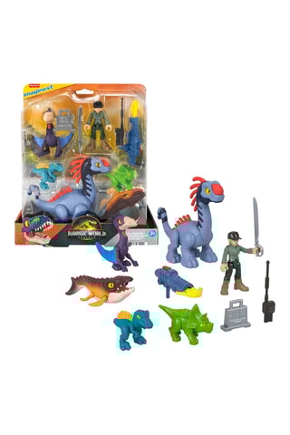 Coffret Imaginext Jurassic World - 10 acessórios - 36 meses