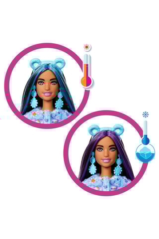 Boneca Cutie Reveal Bisounours Barbie - 10 acessórios - A partir dos 36 meses