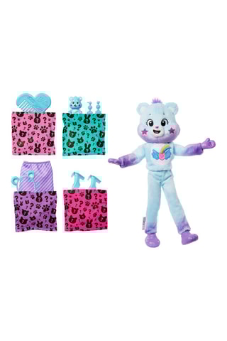 Boneca Cutie Reveal Bisounours Barbie - 10 acessórios - A partir dos 36 meses