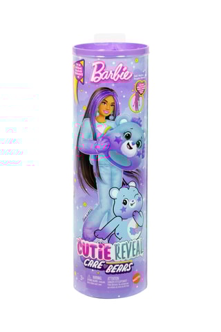 Boneca Cutie Reveal Bisounours Barbie - 10 acessórios - A partir dos 36 meses