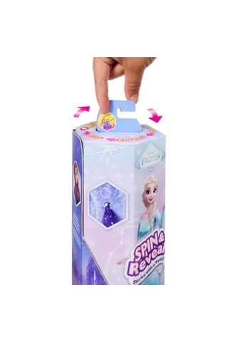 Boneca Surprise Elsa Spin e Reveal Frozen Disney - 10 acessórios - A partir dos 36 meses