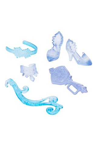 Boneca Surprise Elsa Spin e Reveal Frozen Disney - 10 acessórios - A partir dos 36 meses