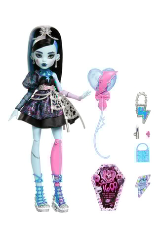 Boneca Aniversário Monstruosamente Memorável Frankie Stein Monster High - A partir dos 48 meses