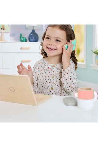 Coffret Teletrabalho em madeira - 7 acessórios - A partir dos 36 meses