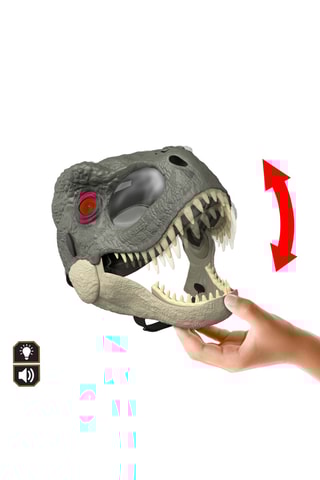 Máscara T-Rex Deluxe Jurassic World - A partir dos 72 meses