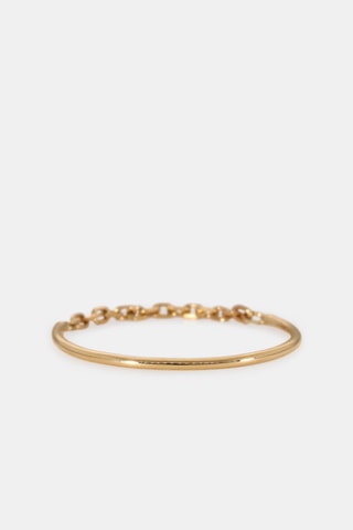 Ring met Kettinkje Star - Geelgoud