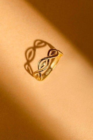 Ring Couronne Rosée  Geelgoud en Roségoud