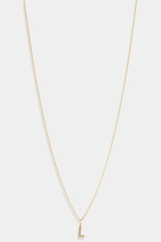 Pendentif Lettre L Or Jaune