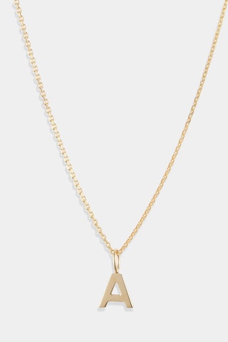 Pendentif Lettre A Or Jaune