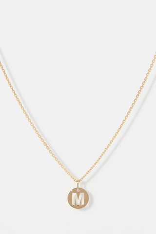 Pendentif Lettre M Or jaune