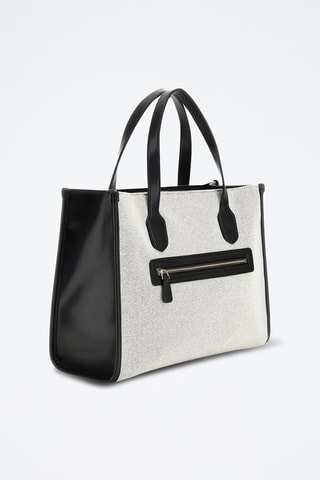 Handtas G Status - Beige en Zwart