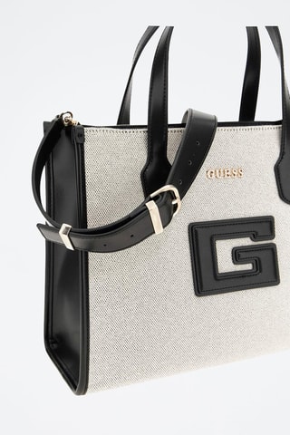 Handtas G Status - Beige en Zwart