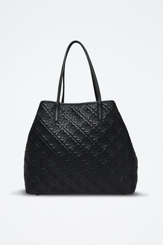 Shopper en Clutch - Wit en Zwart Zwart