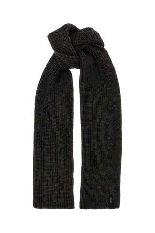 Wollen Sjaal - Antraciet