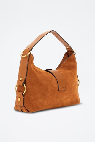 Nubuck Handtas Camden - Camel